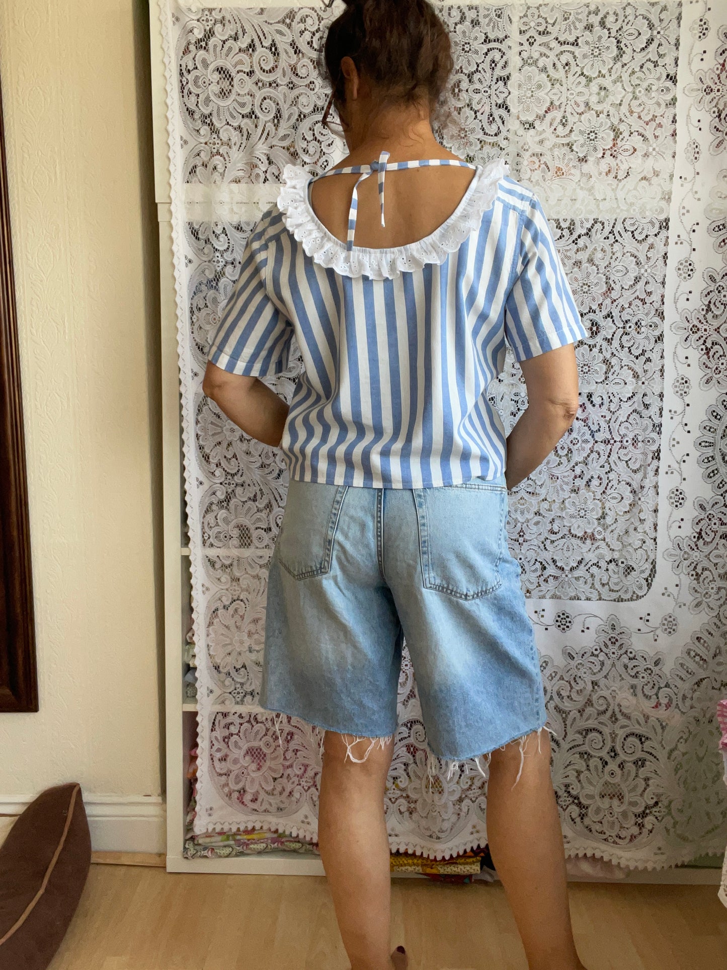 Reworked Short Sleeved Shirt Size 10-14