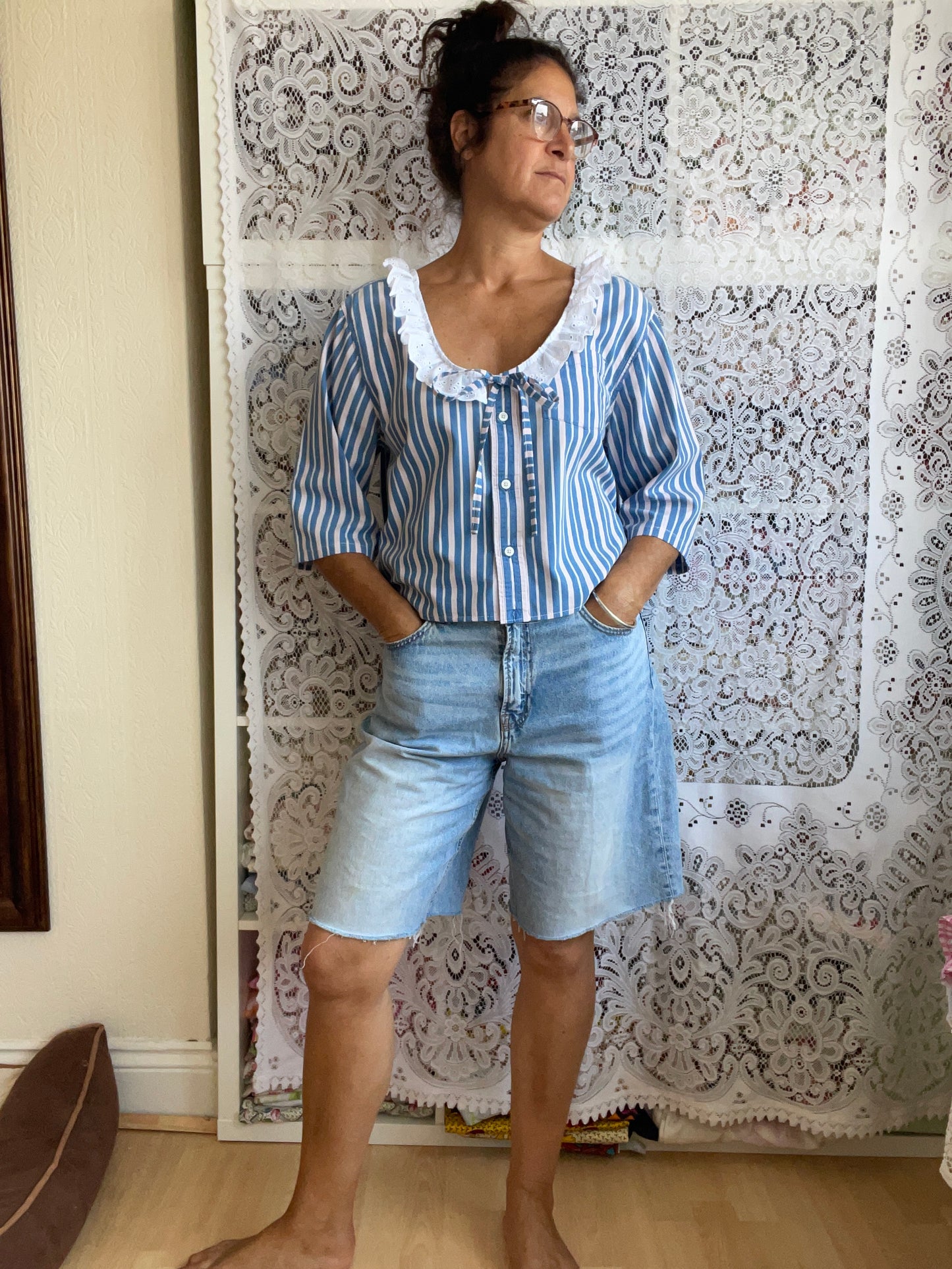 Reworked Short Sleeved Shirt Size 12-16