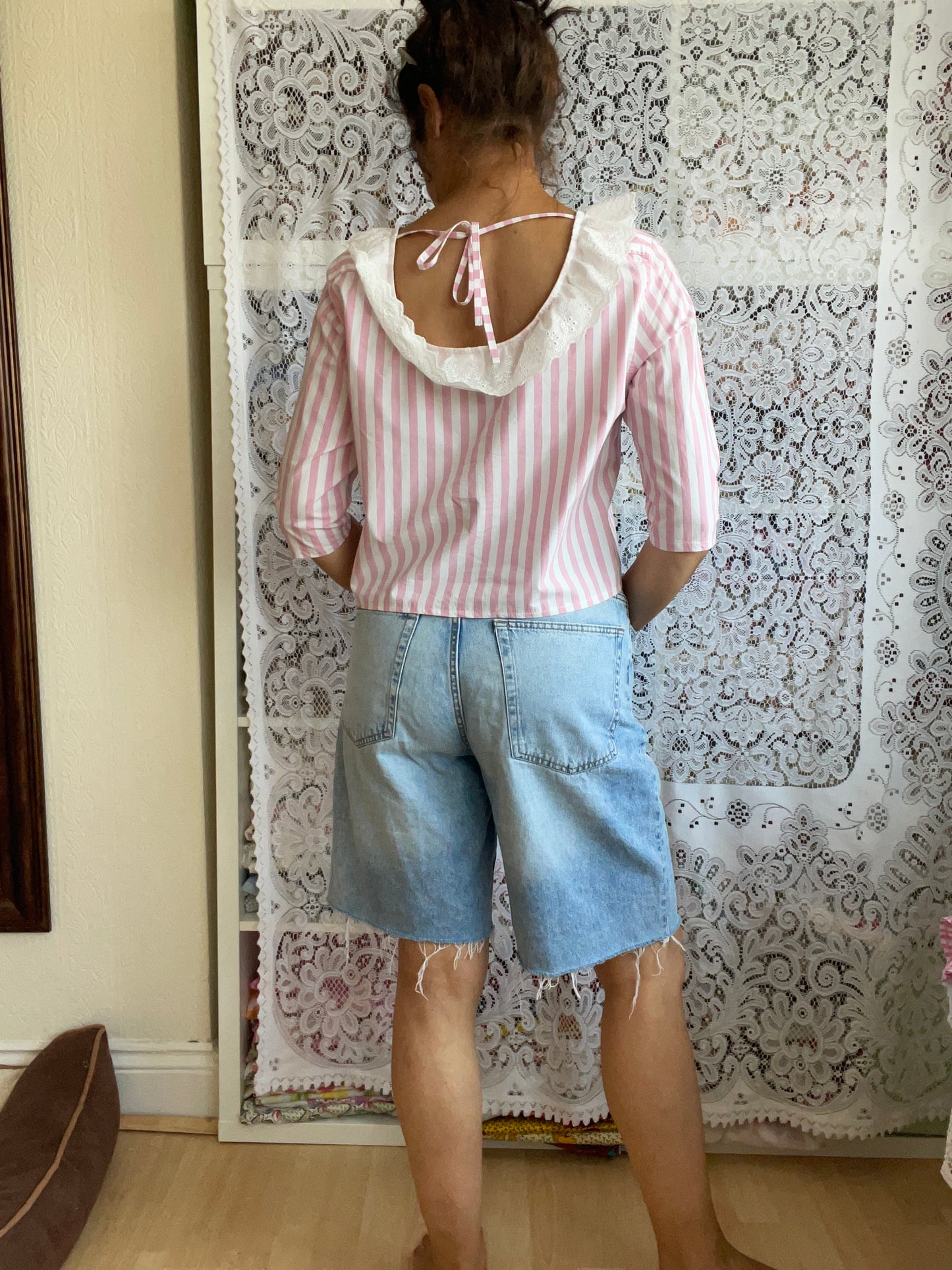 Reworked Short Sleeved Shirt Size 10-14