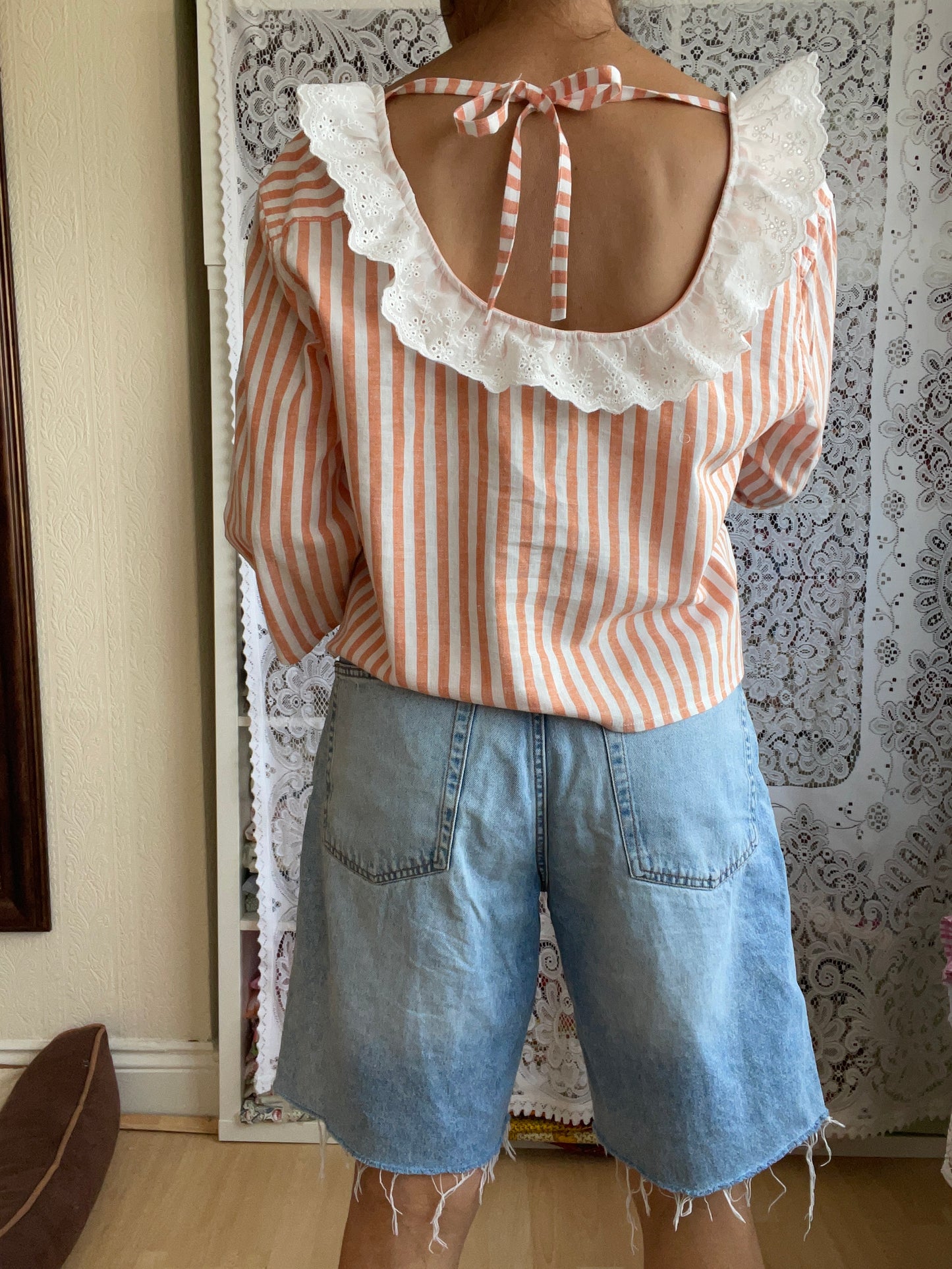 Reworked Short Sleeved Shirt Size 12-18
