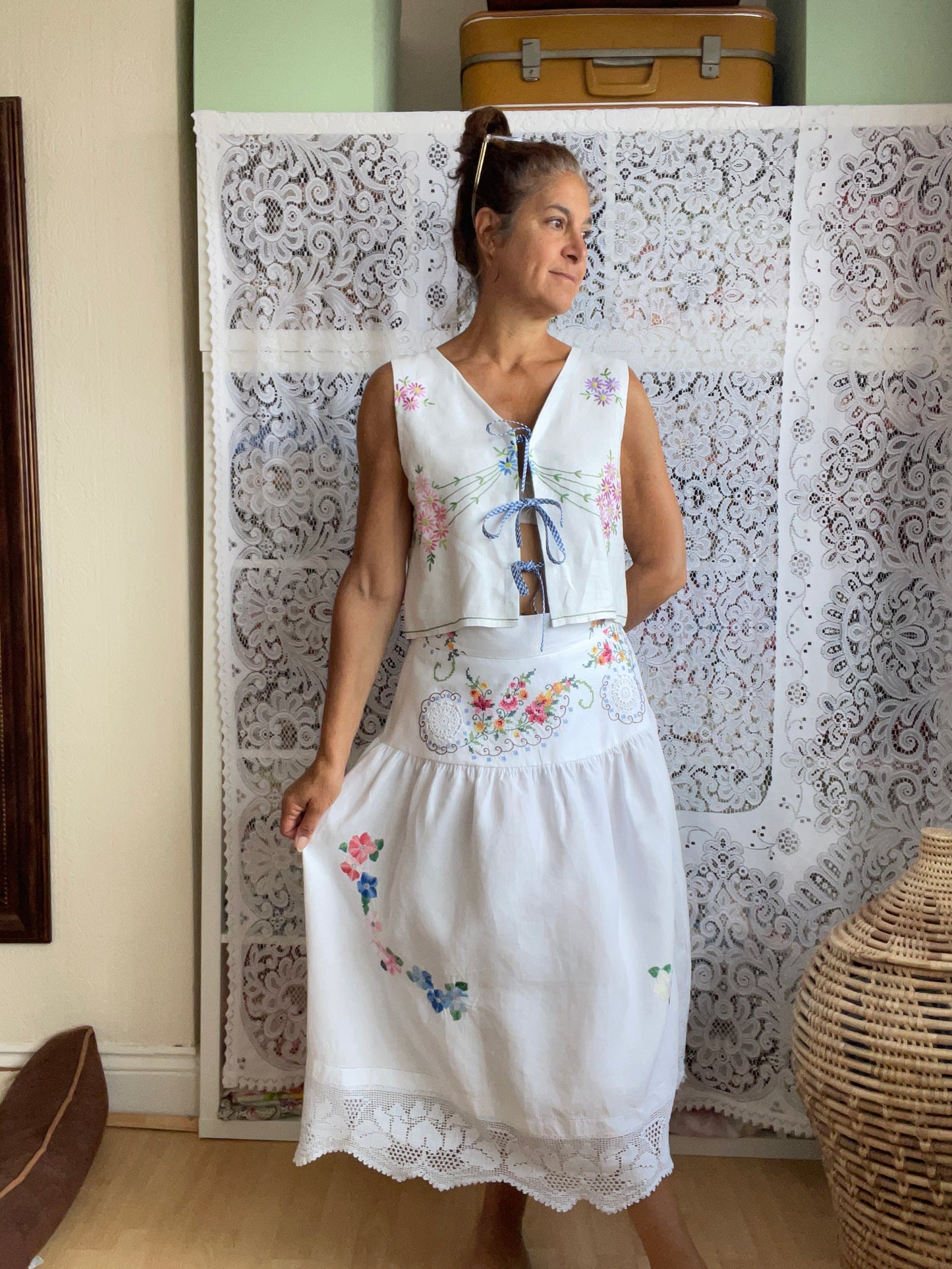 Cross back skirt size 8-14