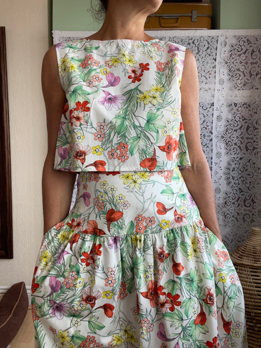 Drop waist set size 10-12