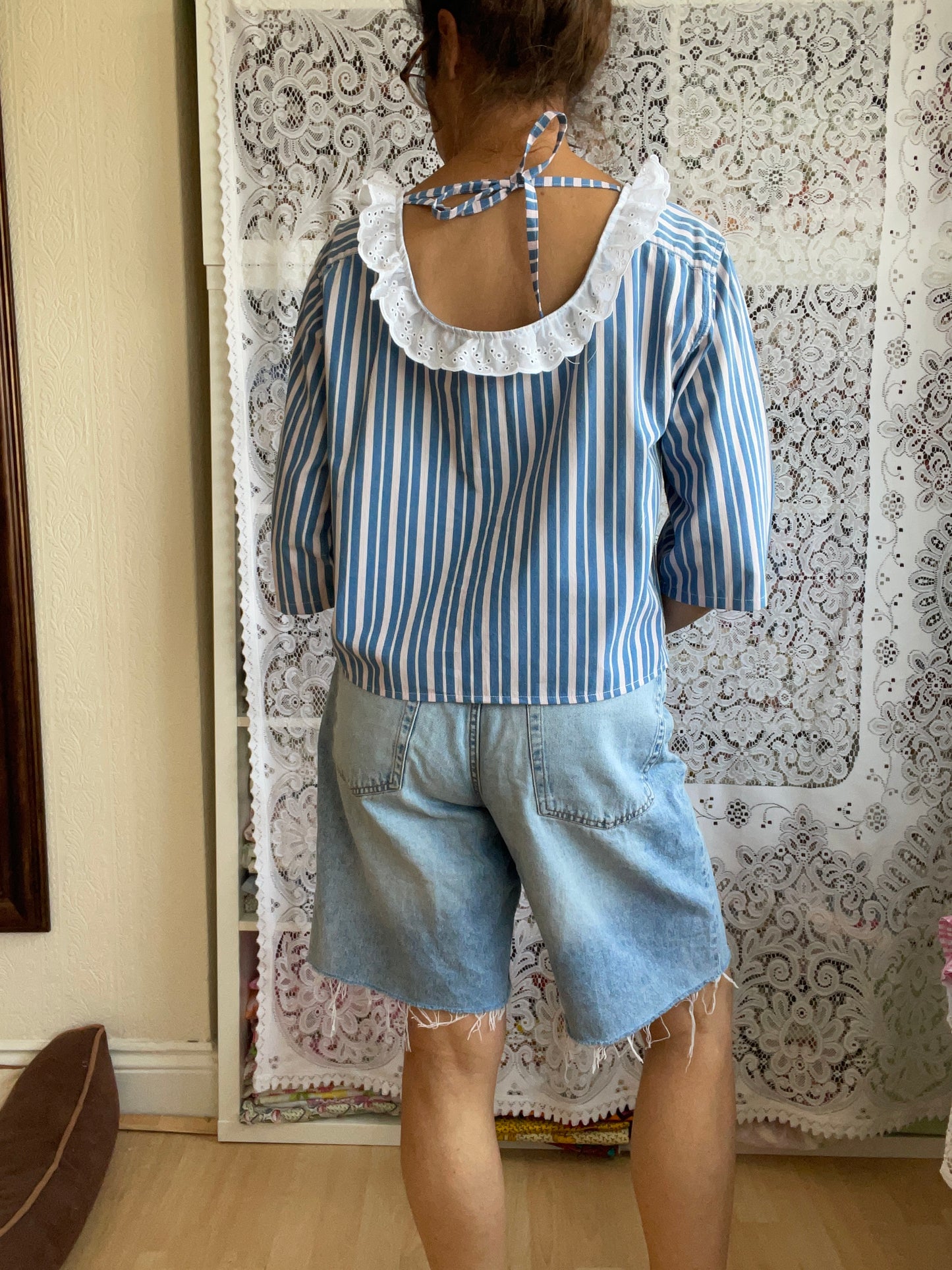 Reworked Short Sleeved Shirt Size 12-16