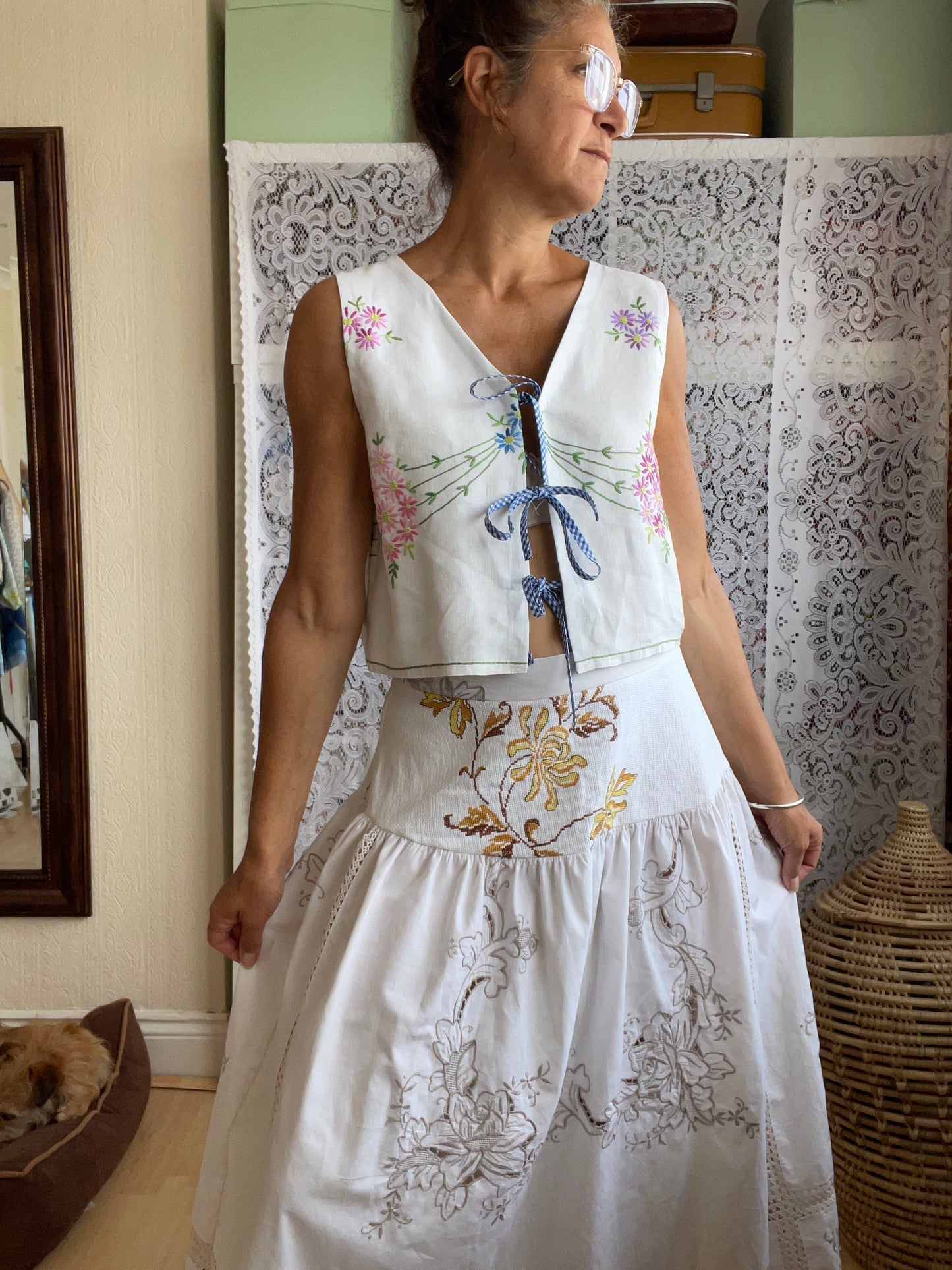 Cross back skirt size 14-18