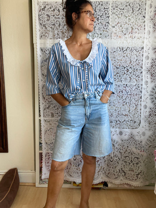 Reworked Short Sleeved Shirt Size 12-16
