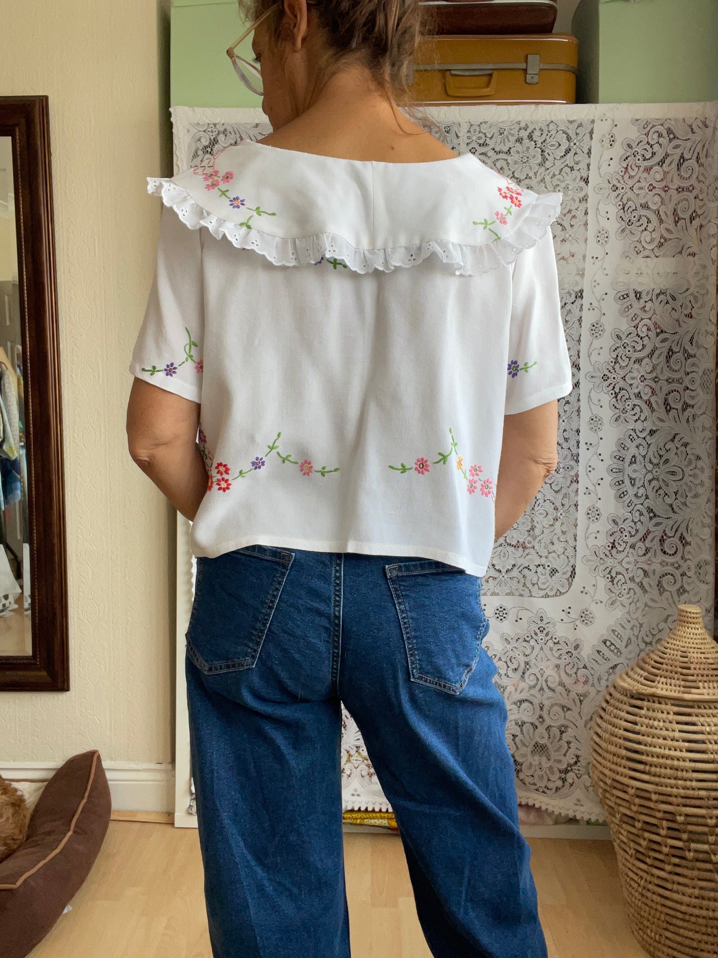 Freya Front Fasten Blouse Size 16-18