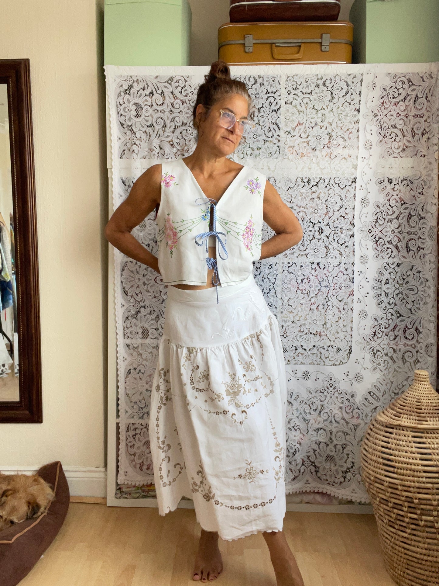 Cross back skirt size 14-18