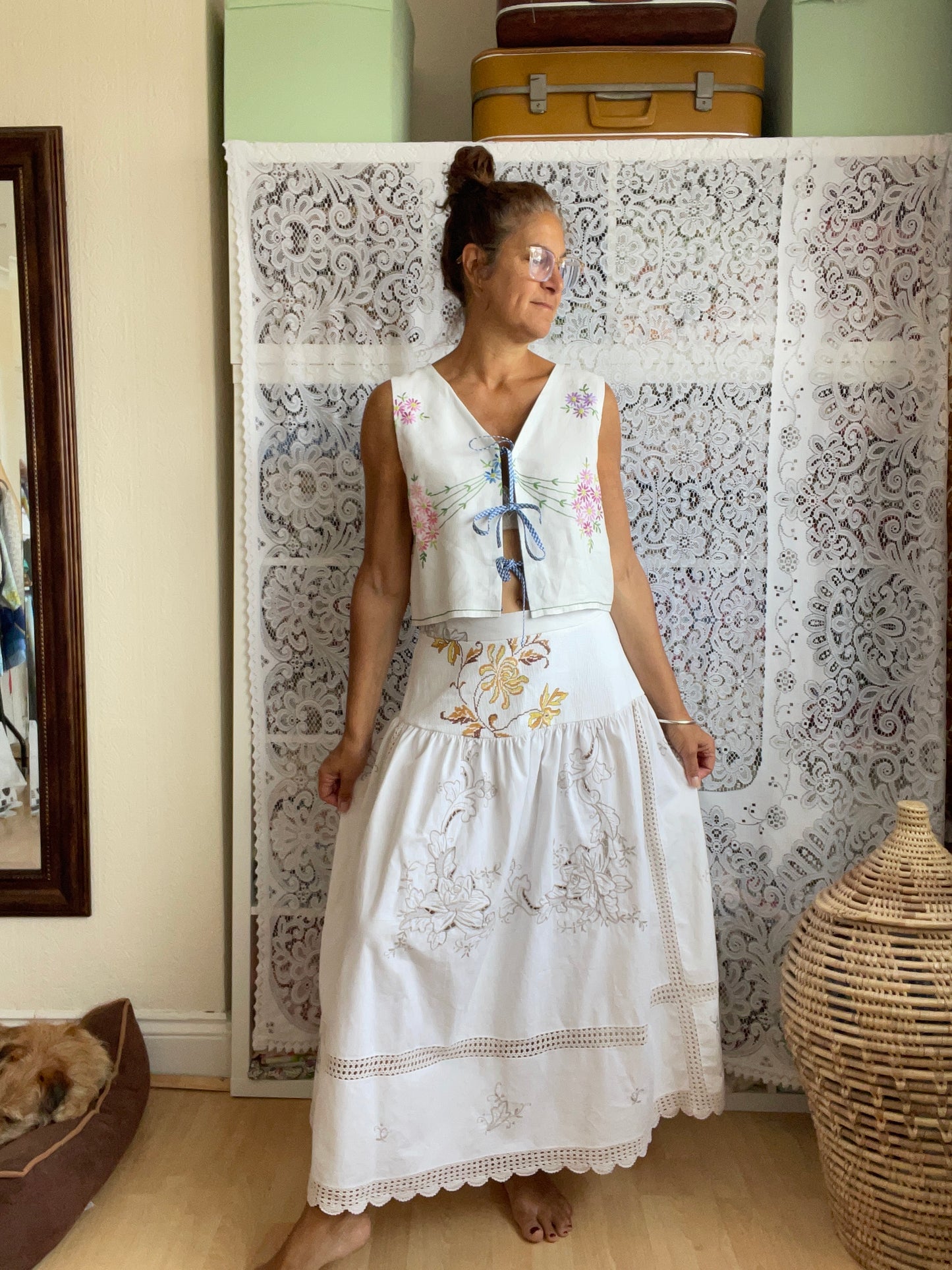 Cross back skirt size 14-18