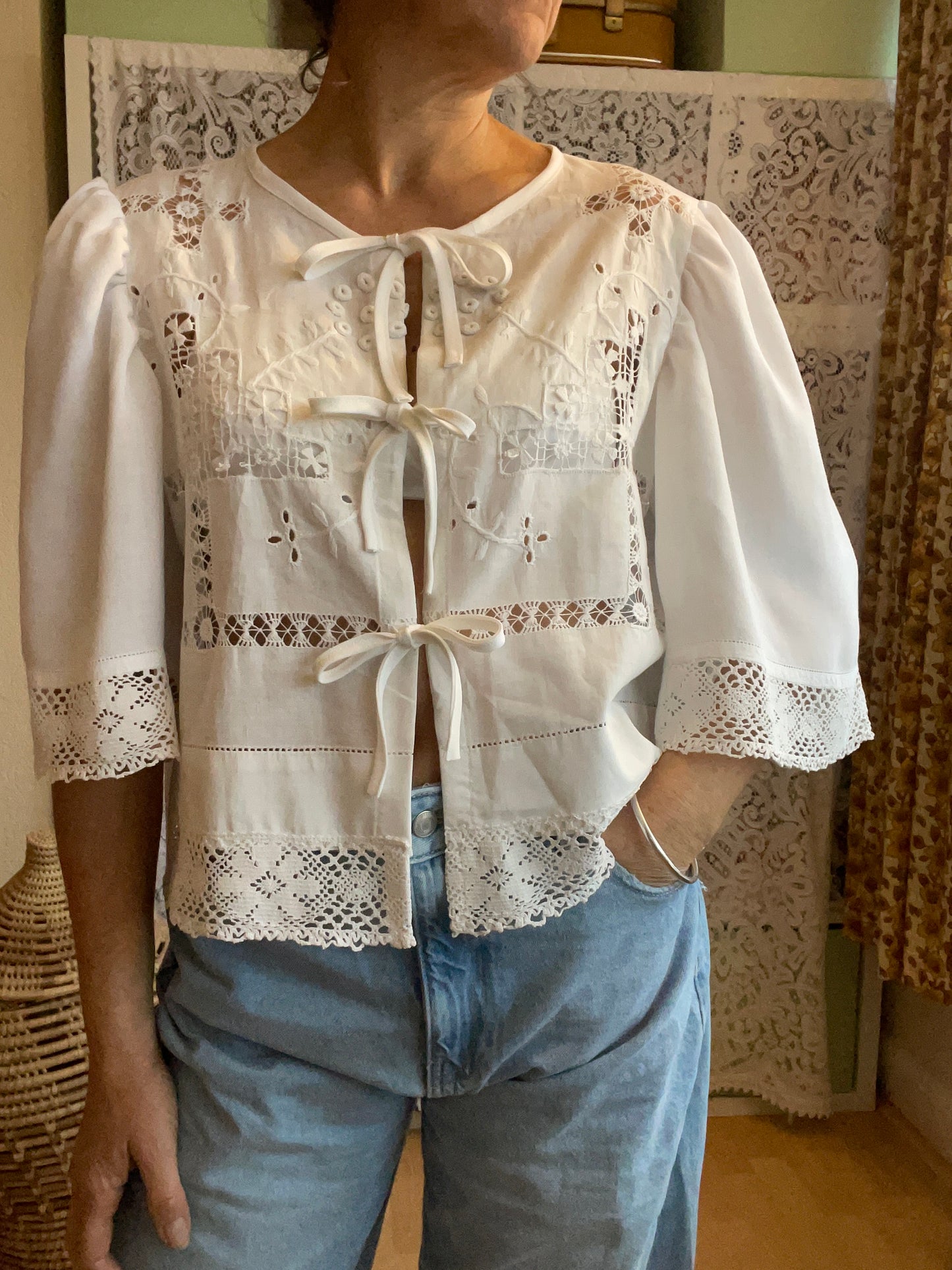 Sadie Front Fasten Blouse Size 10-14/16