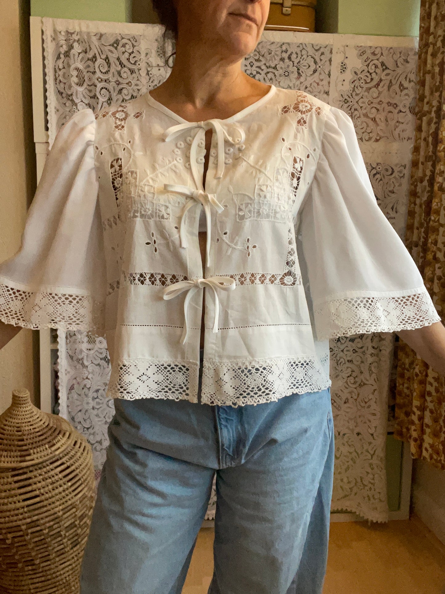 Sadie Front Fasten Blouse Size 10-14/16
