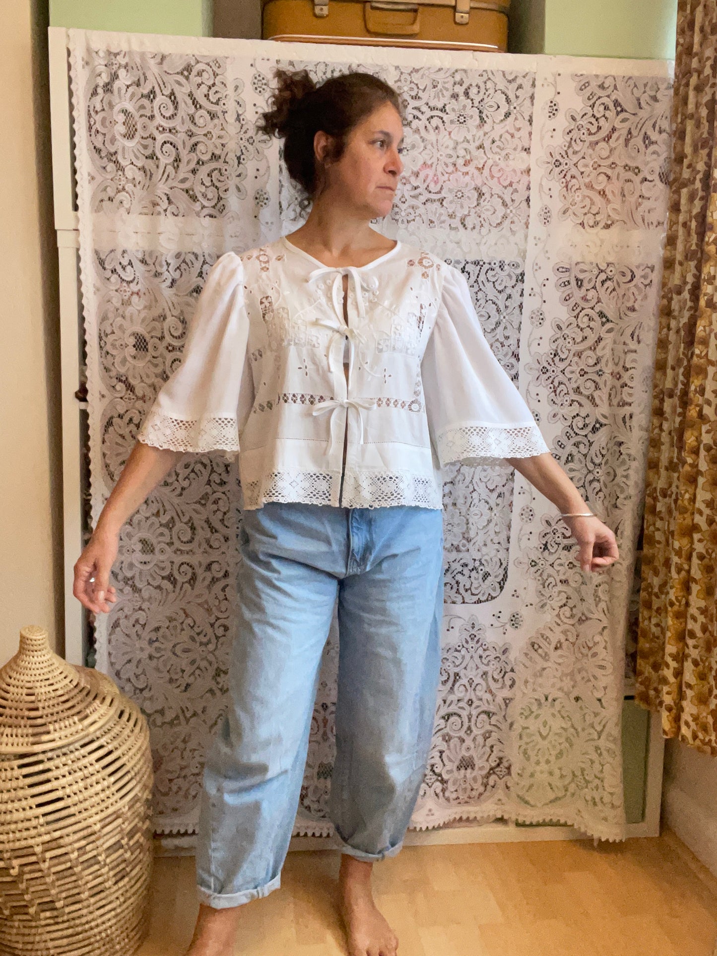Sadie Front Fasten Blouse Size 10-14/16